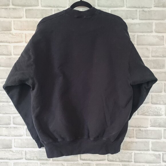 Vintage 90s Fox Racing Sweatshirt Fruit of the Loom USA Large Embroidered - Picture 2 of 8